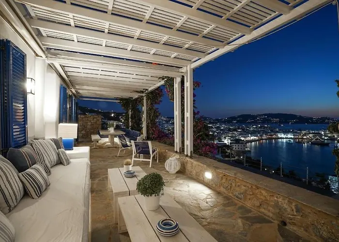 Willa Dream Views, Steps Away From Mykonos Town