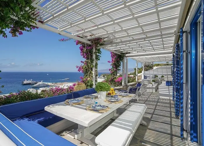 Dream Views, Steps Away From Villa Mykonos Town